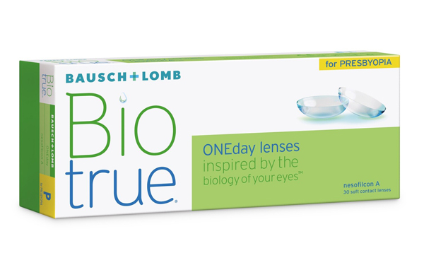 BioTrue ONEday presbyopia contact lenses