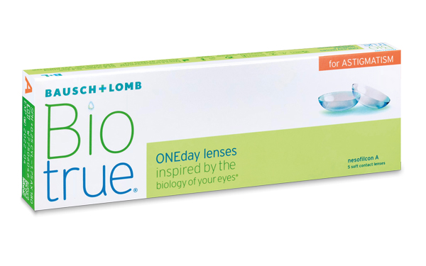BioTrue ONEday astigmatism contact lenses
